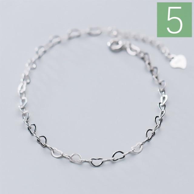 Trusta 100% 925 Sterling Silver Fashion Women's Jewelry Hollow Heart Bracelet 15.5cm For Gift Girl Lady Drop Shipping DS568