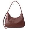 Vintage Soft Cowhide Leather Hobo Bag Women, Retro Crescent Underarm Shoulder Bag, Adjustable Strap Casual Daily Handbag