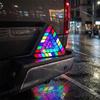 Tricolor Tail Lights RGB Color Strobe Light Flowing Light Warning Light Motorcycle Use