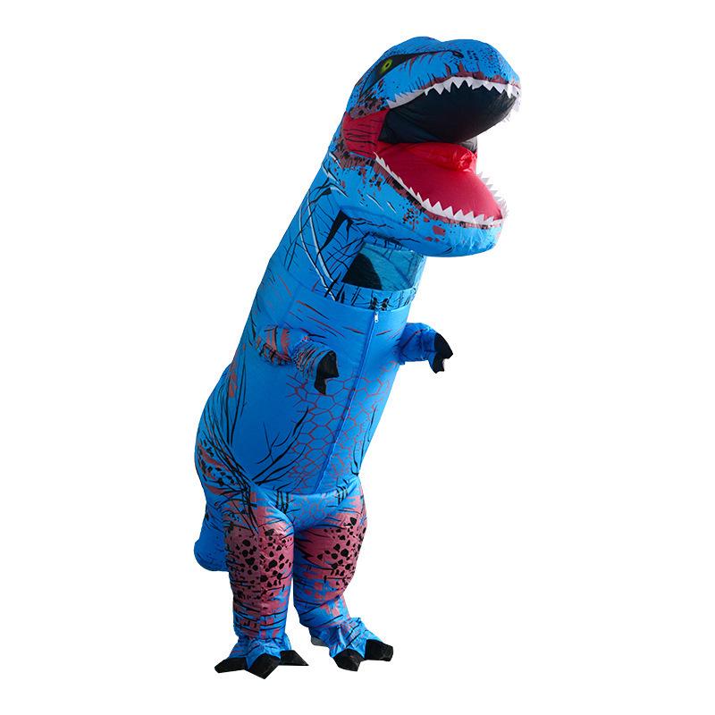 Aufblasbares Dinosaurier-Fahrradkostüm – Lustige Requisite für Partys & Cosplay