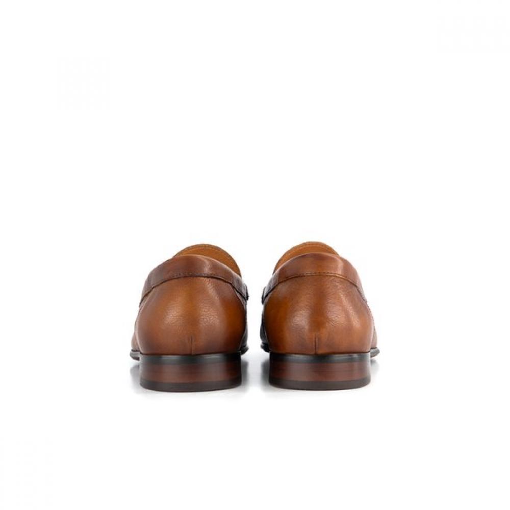 Daks Men S beSt Comfort Saffiano Loafer Drm604ke21  Dark Brown 