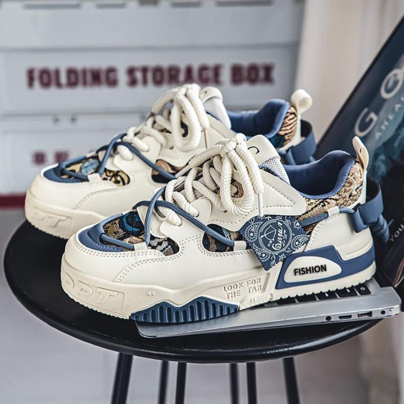 Mens Casual Shoes Leather Men's Sneakers Comfortable Soft Male Wark Board Shoes Platform Shoe for Men