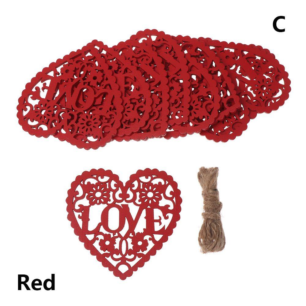 Wood Crafts Drop Pendant Christmas Tree Decoration Xmas Hanging Wooden Ornaments Santa/Elk/Angel