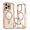 Powerful Magnetic for Magsafe Ring Metal Lens Buttons Clear Phone Case For 16E 15 14 13 12 11 Pro Max X XR Protect Cover