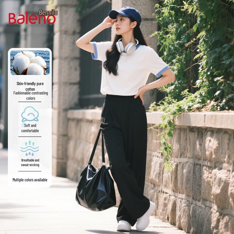 

Baleno Women s Dopamine Style Loose Cotton T-Shirt 2XL