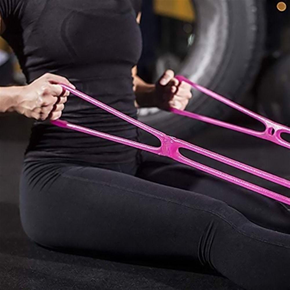 70cm 7 Ring Exercise Band 7 Ring Home Gym Resistance Bands  Workout Physical