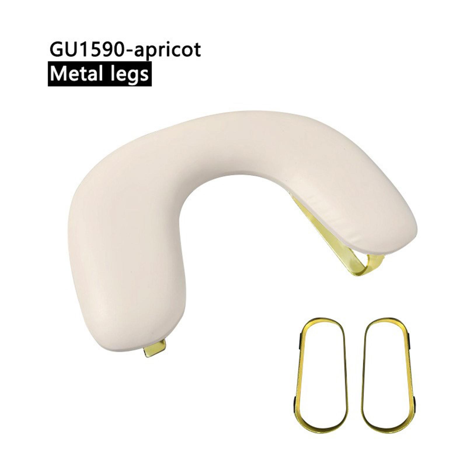 

U-образная подставка для ногтей, Кожаная подставка для ногтей, Подушечка для ногтей со съемной опорой, Подходит для использования мастерами маникюра, в салонах и дома. One Size бежевый