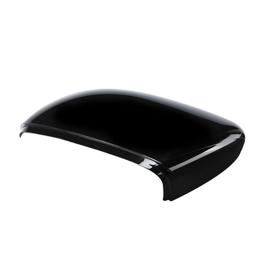 Black Car Left Rearview Mirror Housing Shell Cover Gloss Black Decor Cap