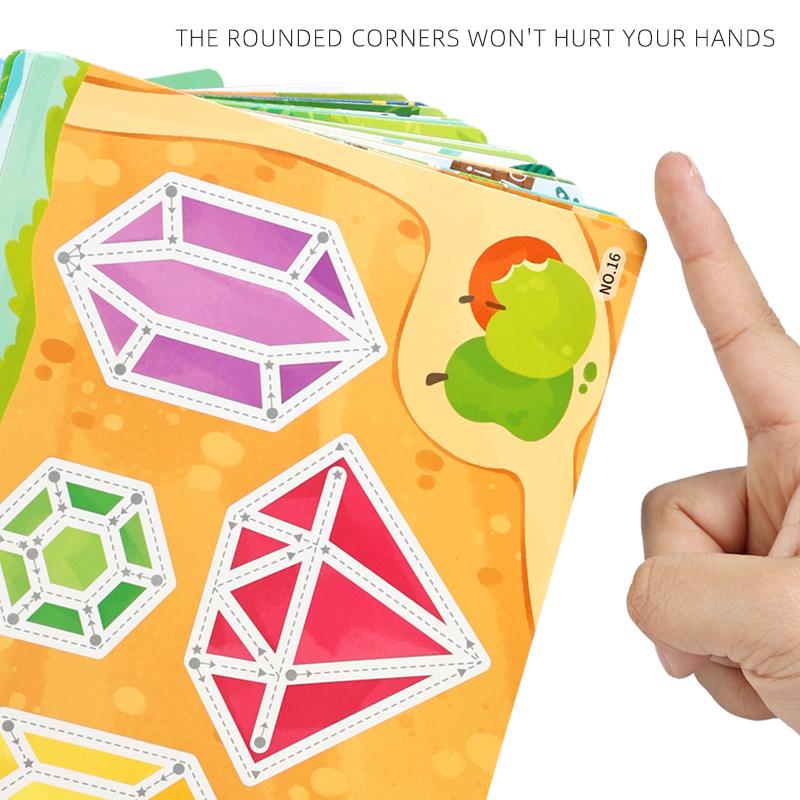 Vorschul-Lern-Busy-Book für Kinder 2-4 Jahre Kleinkind-Aktivitätsbuch Montessori Babyspielzeug Pädagogischer Spaß