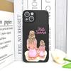 Fashion Family Girl Boy Super Mom Baby Phone Case for Iphone 16 15 12 11 14 13 Pro Max Cover for Iphone 7 8 Plus XR X XS SE2020