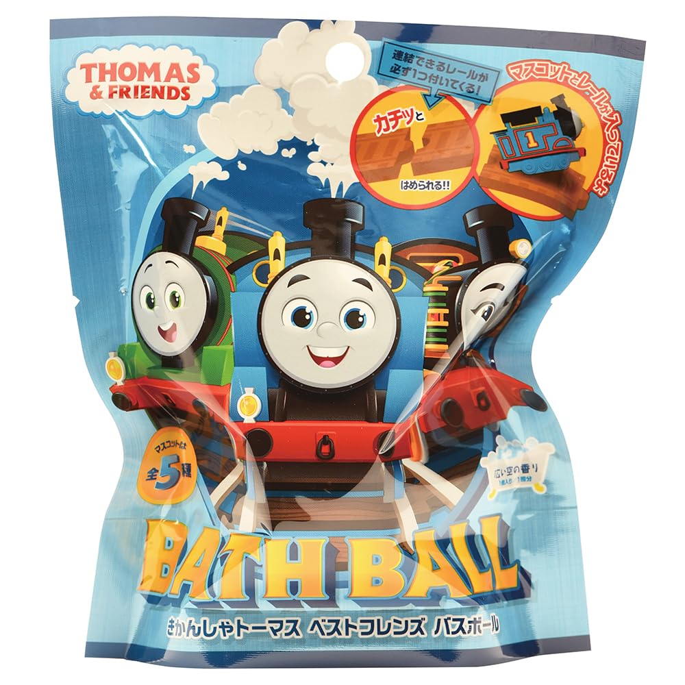 Set of 6 Thomas the Tank Engine Best Friends Bath Bombs by Nor Corporation (Includes a Character Toothbrush) - Kids and Moms Will Love It!