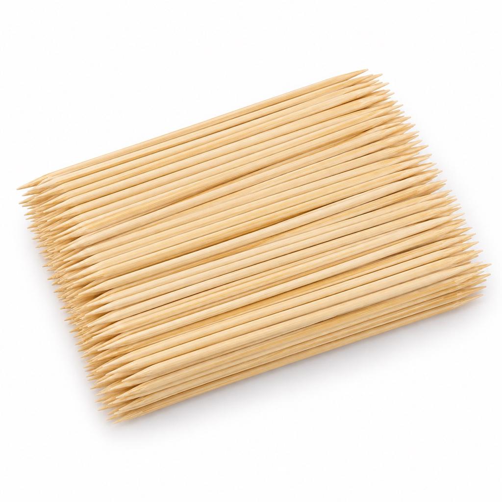200pcs Natural Bamboo Toothpicks, Approx.6.5cm Appetizer Picks
