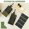 2Pcs Olive Oil Dispenser 500 ml Glass Oil Bottle Seasoning Bottle Vinegar Bottle Condiment Container Kitchen Cooking Gadgets