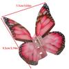 Acryl Schmetterling Haarspange Simulationsschmetterling Haarklammer Stilvolles Haaraccessoire Modischer Haargriff Geschenk für Mädchen