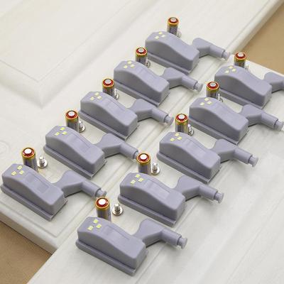 Bisagra hidráulica LED para gabinete con luz para puertas de muebles
