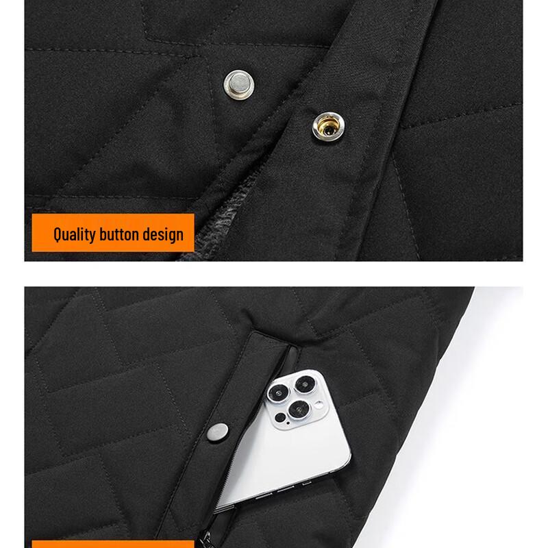 Pierre Cardin Men's Fleece Lined Padded Jacket