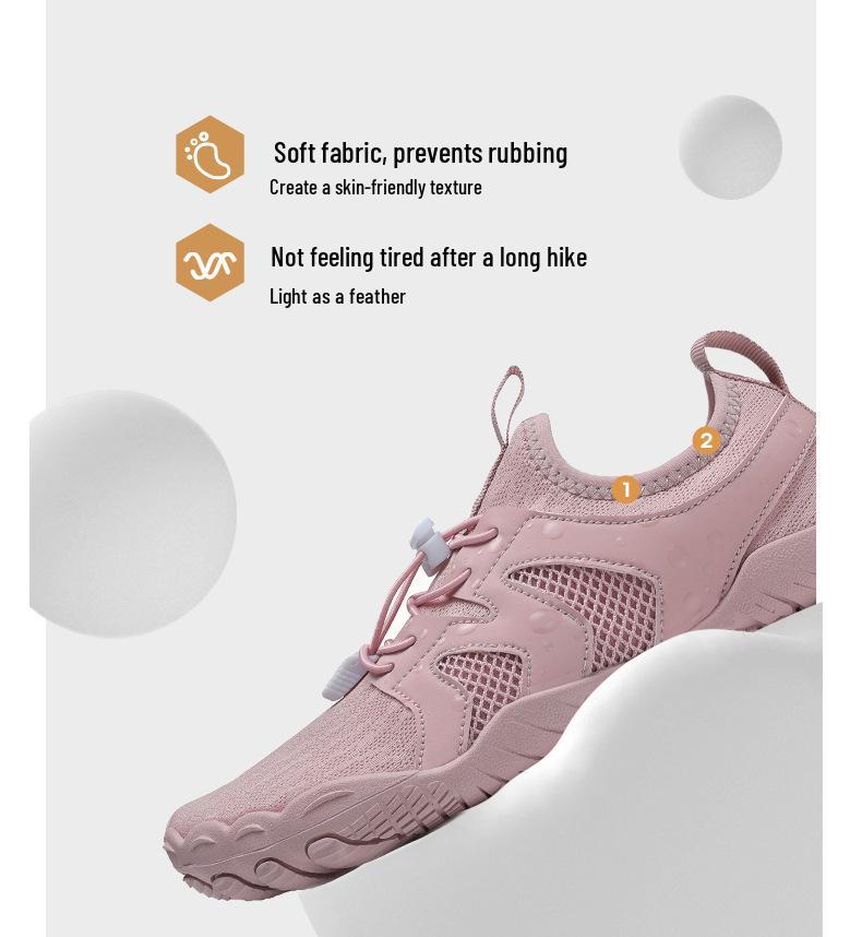Lightweight Non-slip Silent Shock Absorption Indoor Yoga & Jogging Five-Finger Shoes