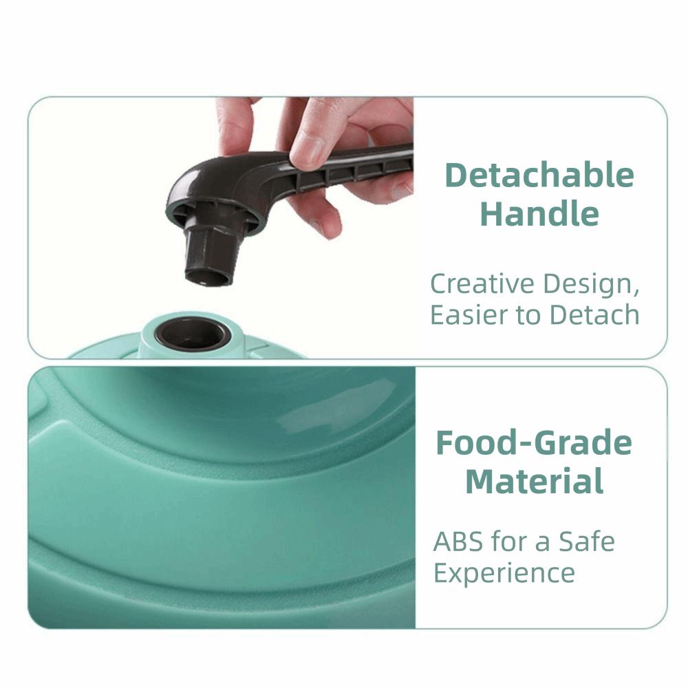 Non-Slip Ergonomic Manual Whisk Lightweight Semi-automatic Mixer Cream Mixer  Baking Tool