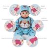 Large Rebirth Doll Realistic Speaking Baby Doll Soft Vinyl For Kids Dress Up Gift Ideal For Girls