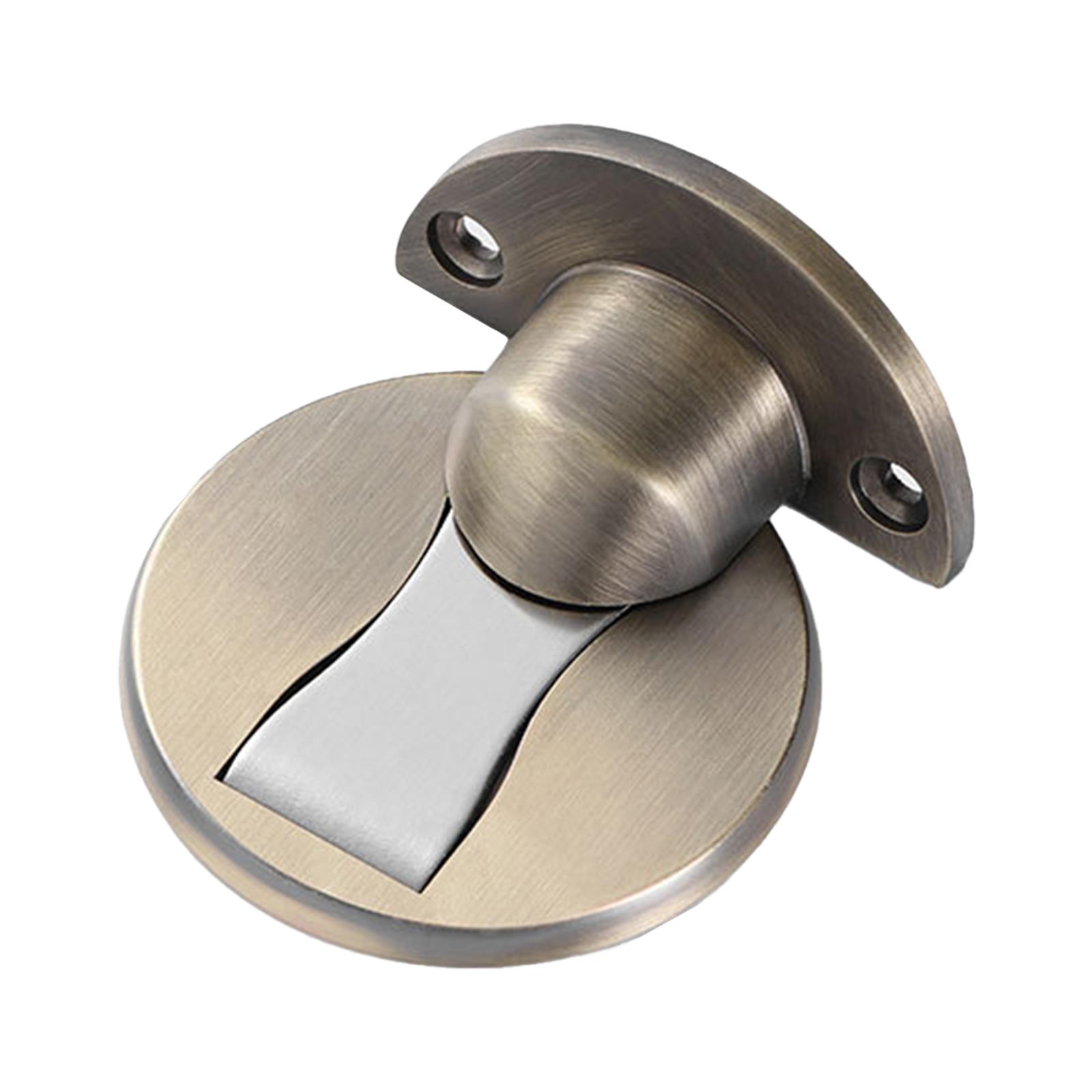 2 Fermaporta Da Pavimento KINHARD | Acciaio Inox 304 | Con Gomma Antirumore | Protezione Pareti - Foto 8