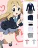 Kotobuki Tsumugi Cosplay Costume with Wig Light Music Private Sakuragaoka High After School Tea Time Popular Character Uniform 3 Adult Fancy Cultural