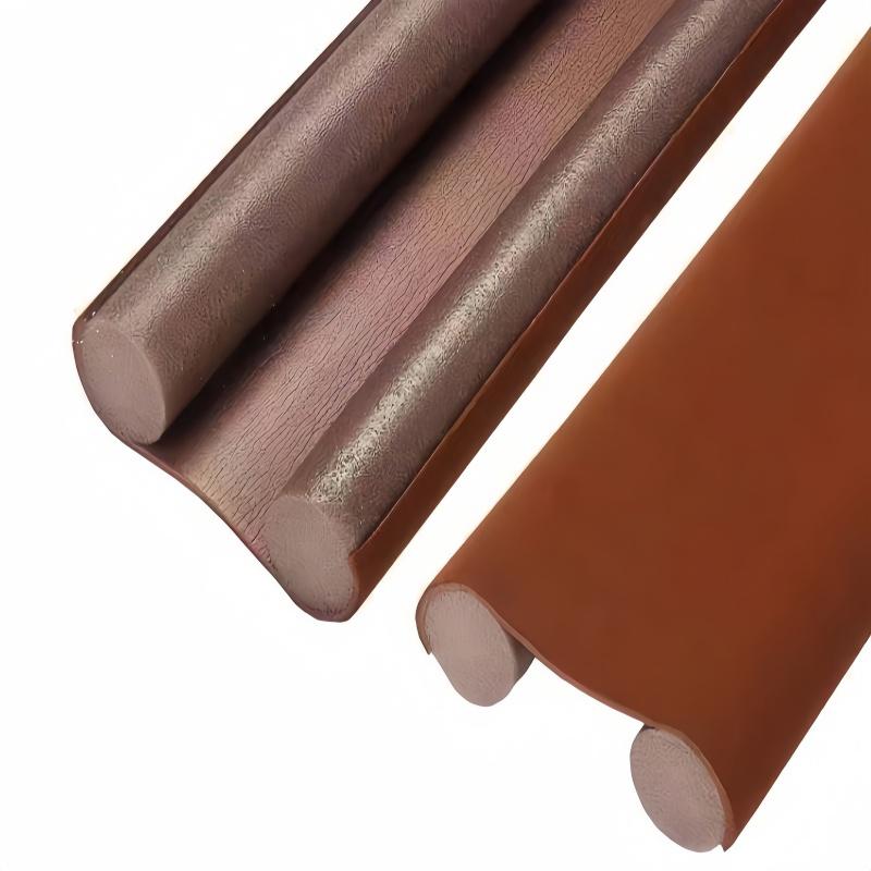 

1Pc rubber and fabric door bottom plug - soundproof sealing strip, suitable for bedroom door bottom sealing
