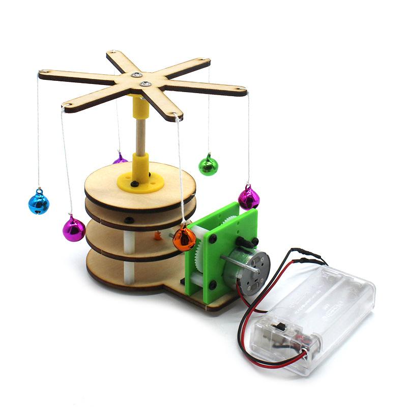 Wooden Electric Conversion Model Kids Science Toy Technology Physics Kit Learning Educational Toys for Children