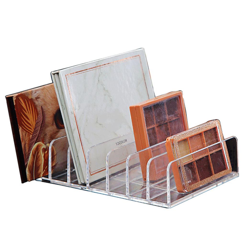Plastic Eyeshadow Palette Makeup Organizer 7 Cell Cosmetic Storage for Cosmetic Eyeshadow Bathroom Countertop Vanity
