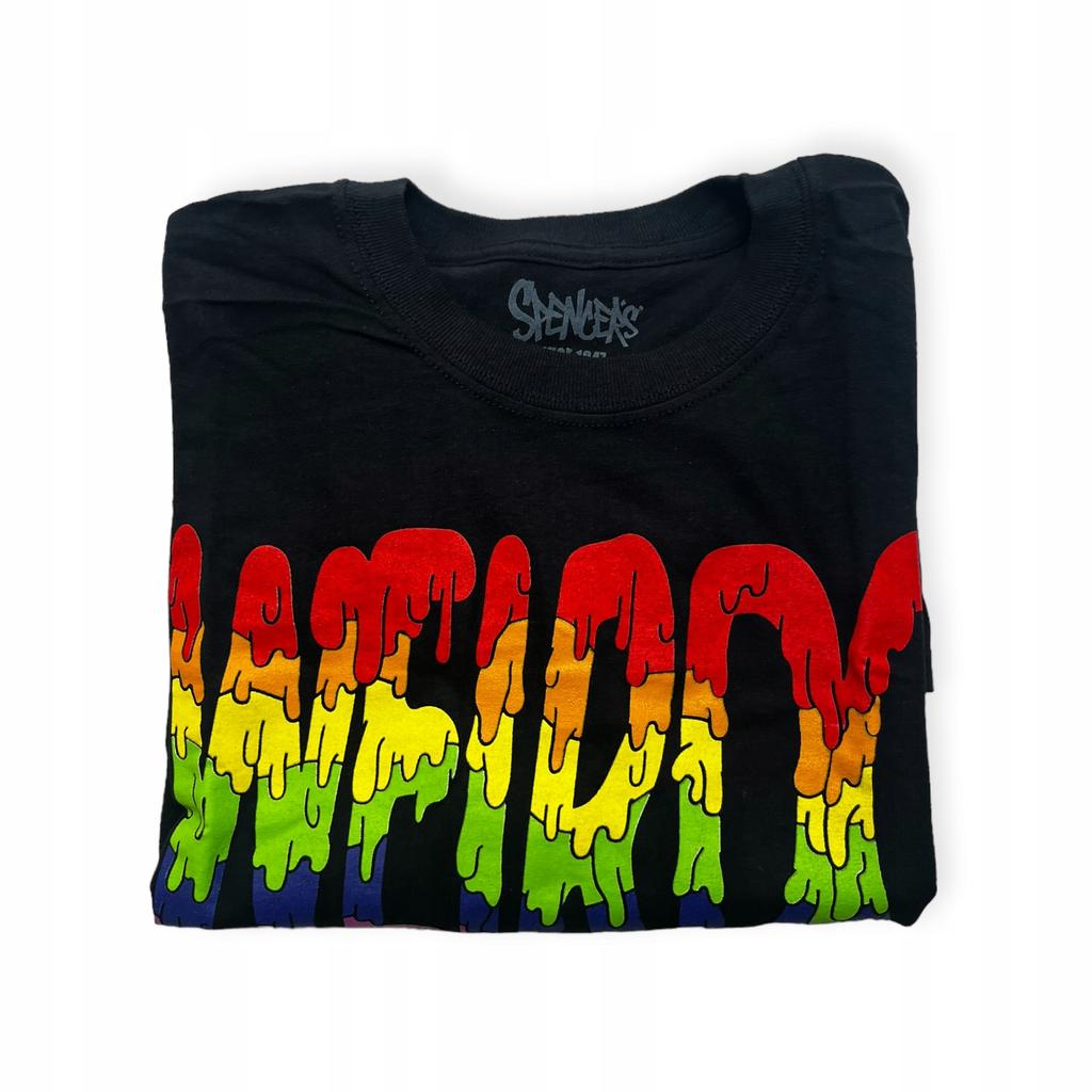 Koszulka T-shirt męski okrągły dekolt SPENCER'S NADRUK XL