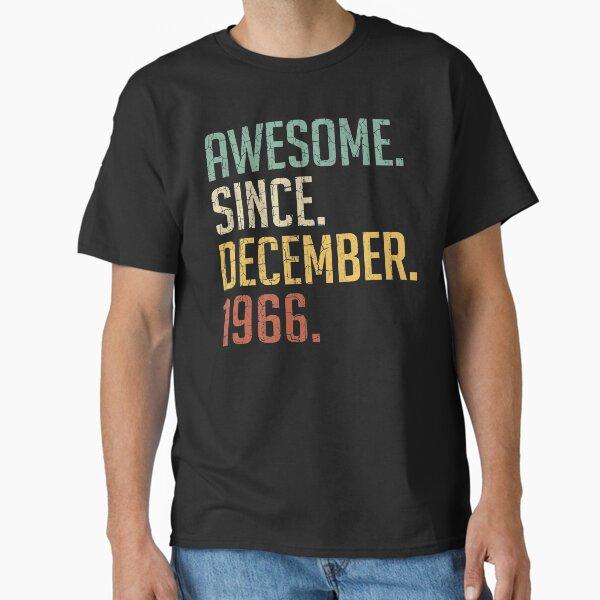 Awesome Since December 1966 54th Birthday Gift 54 Years Old Vintage December 1966 Classic T-Shirt