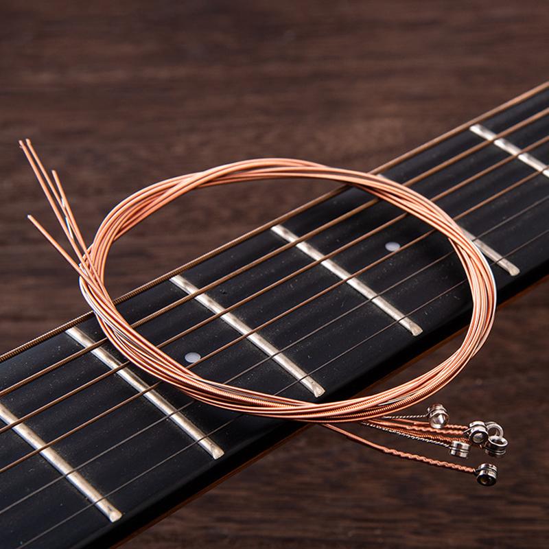 1/2set Copper Guitar Strings Guitar Part Accessories Replacement Guitar Strings Classic Steel Wire Classic Acoustic Guitar TMZ