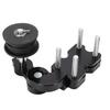 Motorcycle Chain Adjuster Tensioner High Strength Metal Black Universal for Cruiser Motorcycle ATV