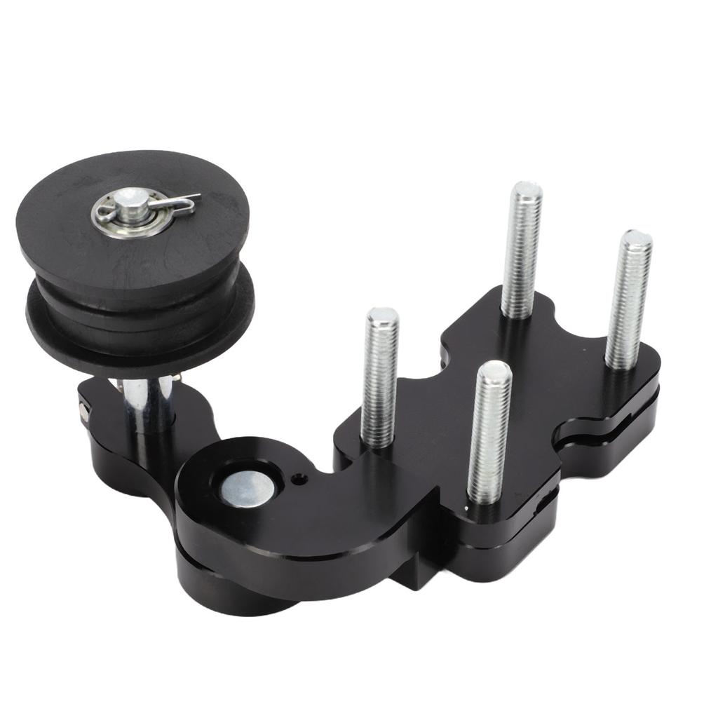 Motorcycle Chain Adjuster Tensioner High Strength Metal Black Universal for Cruiser Motorcycle ATV