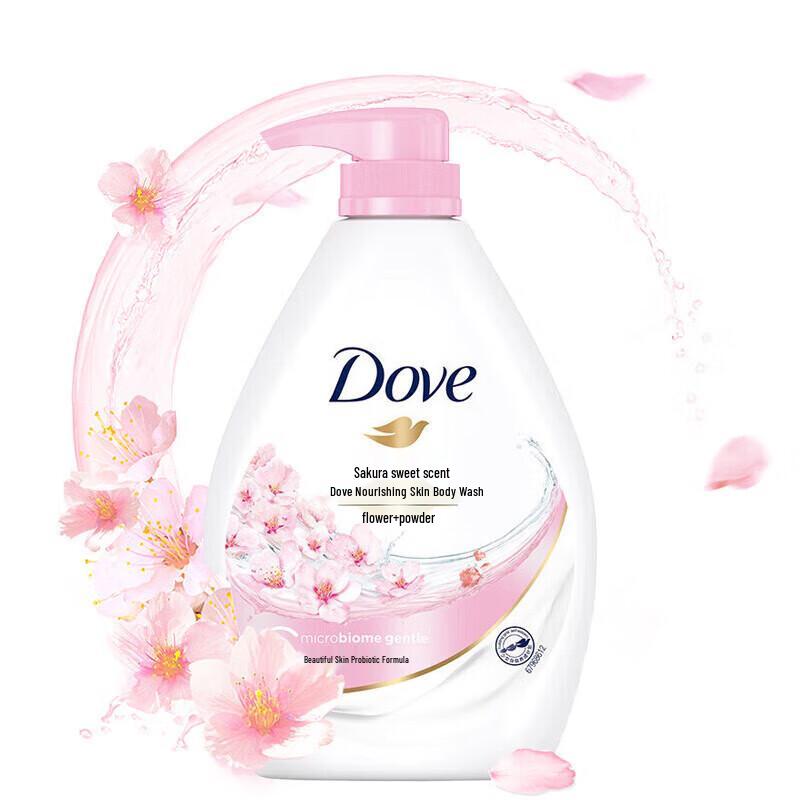 DOVE Nourishing Sakura Blossom Body Wash Twin Pack
