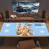 Sabrina Carpenter Large Size Mouse Pad Large Gaming Table Cushion Non-slip Laptop Tablet Big Mousepad XXL Mat Mini PC Playmat With Lock Edge
