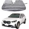 Car Windshield Sun Shade for BMW X1/iX1/X2/iX2 2023-2024 Car Foldable UV Ray Reflector Auto Front Window Glass Sun Shade, UV Rays Sun Visor Protector