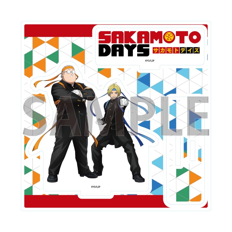 SAKAMOTO DAYS 04 Taro Sakamoto Shin Asakura Cheerleading Acrylic Stand Plate & Ver. [Original Illustration]