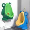 Frog Potty Training For Boys With Fun Target Game, Wall-Mounted Pee Trainer For Easy & Clean Learning