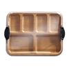 Transparent Acrylic Lid Cheese Tray Square Snack Service Trays Biscuit Snacks Platter  Holiday