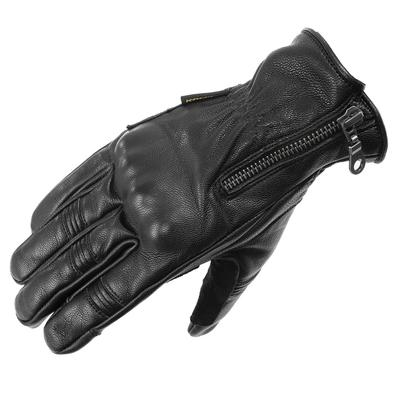Motorcycle Leather XL GK-263 Gloves, Black,