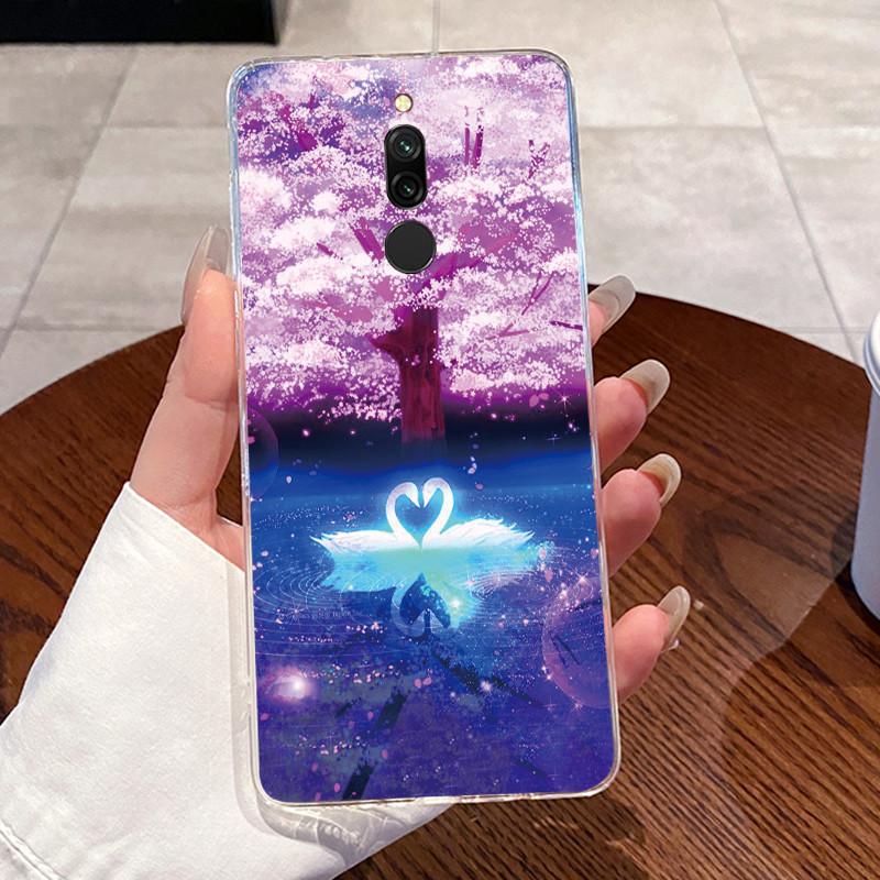 For Xiaomi Redmi 8 Case Redmi 8A Case Redmi 9 Prime Shell Clear Silicone Soft TPU Back Cover Cute Rabbit Cat Dinasaur Phone Case