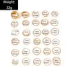 30Pcs/Set Boho Gold Color Wave Star Rings Set For Women Vintage Geometric Rhinestone Finger Rings Female Trendy Jewelry Gift