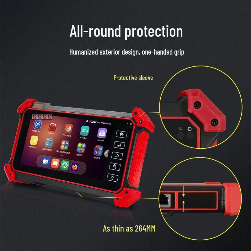 WANGLU T58 4K Network Video Surveillance Tester CN plug (adapter included)