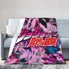 JoJos Bizarre Adventure japan Anime  Merch Blanket Warm Cozy Fluffy  Throw Blankets for Couch Multi-size Throws And Blankets