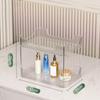Desk Storage Rack Multipurpose Simple Light Luxury Double Layer Desktop Display Shelf for Home Bathroom