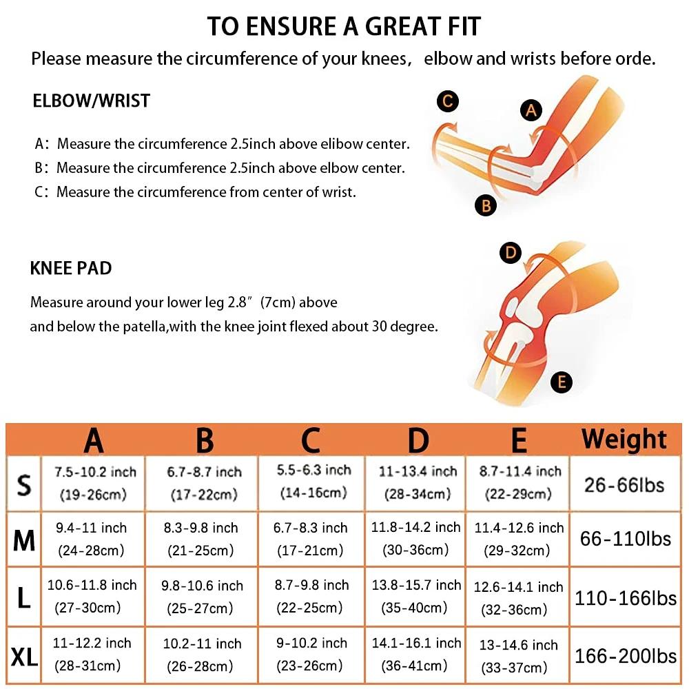 1/6Pcs Knee Elbow Wrist Guards Protective Gear Set For Adults Kids Skateboarding Biking Cycling Outdoor Sports