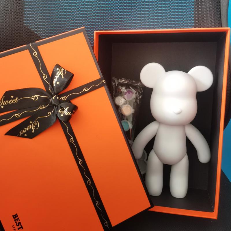 

DIY алмазная живопись жестокий медведь мрачный медведь набор набор не может сломать точку Hgraffiti буровая жидкость ручная работа для детей раскраска 23cm with box