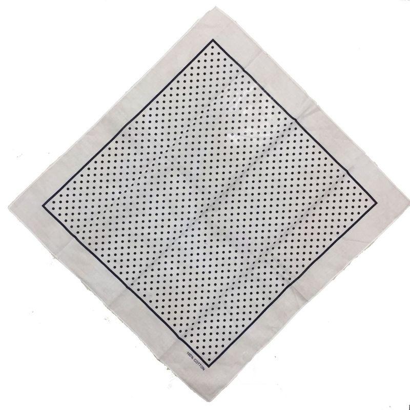 

Cross-Border Xicashew Hiphop Headscarf Female Easiest for Match Cotton Hip Hop Retro Headband Decorative Polyester Small In Stock White Dot S