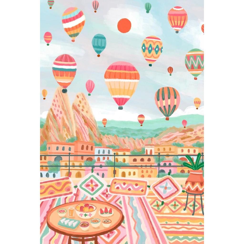 Nordisch Marokko Marrakesch Kappadokien India Gate Reise Stadt Poster Landschaft Leinwand Wandkunst für Wohnzimmer Heimdekoration