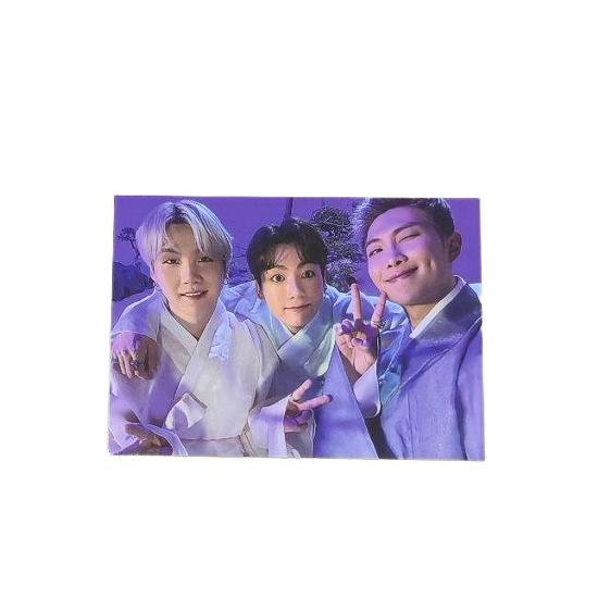 

BTS Официальная ПК Дальмачжун / Специальная памятная фотокарточка Чусок 2021 / Концепция ХАНБОК День и Ночь Photo card 09